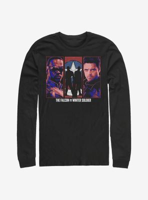 Marvel The Falcon And Winter Soldier Group Long-Sleeve T-Shirt