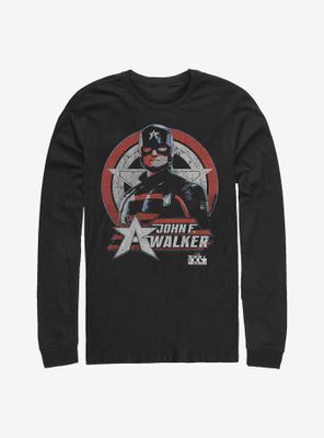 Marvel The Falcon And Winter Soldier Walker Captain Ranger Long-Sleeve T-Shirt
