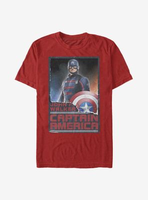 Marvel The Falcon And Winter Soldier Stand Tall Cap T-Shirt