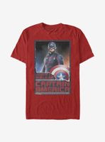 Marvel The Falcon And Winter Soldier Stand Tall Cap T-Shirt