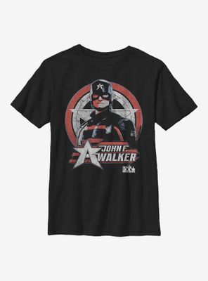 Marvel The Falcon And Winter Soldier Walker Captain Ranger Youth T-Shirt