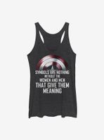 Marvel The Falcon And Winter Soldier Shield Practice Womens Tank Top