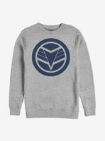 Marvel The Falcon And Winter Soldier Blue Shield Sweatshirt