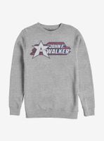 Marvel The Falcon And Winter Soldier Walker Logo Sweatshirt