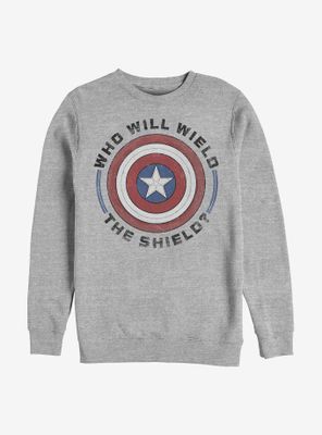 Marvel The Falcon And Winter Soldier Wield Shield Sweatshirt