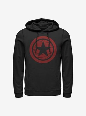 Marvel The Falcon And Winter Soldier Red Shield Hoodie