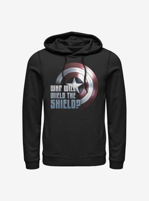 Marvel the Falcon And Winter Soldier Wielding Shield Hoodie