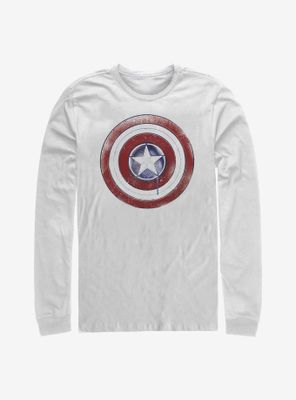 Marvel The Falcon And Winter Soldier Paint Shield Long-Sleeve T-Shirt