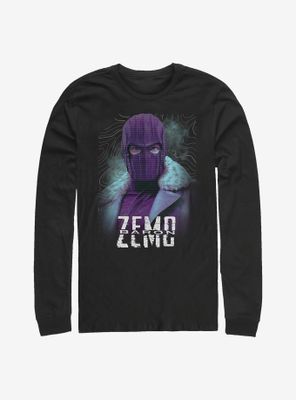 Marvel The Falcon And Winter Soldier Zemo Purple Long-Sleeve T-Shirt