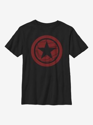 Marvel The Falcon And Winter Soldier Red Shield Youth T-Shirt