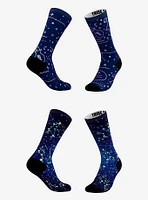 Aquarius Astrology Socks 2 Pack