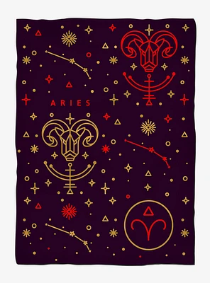 Aries Astrology Weighted Blanket