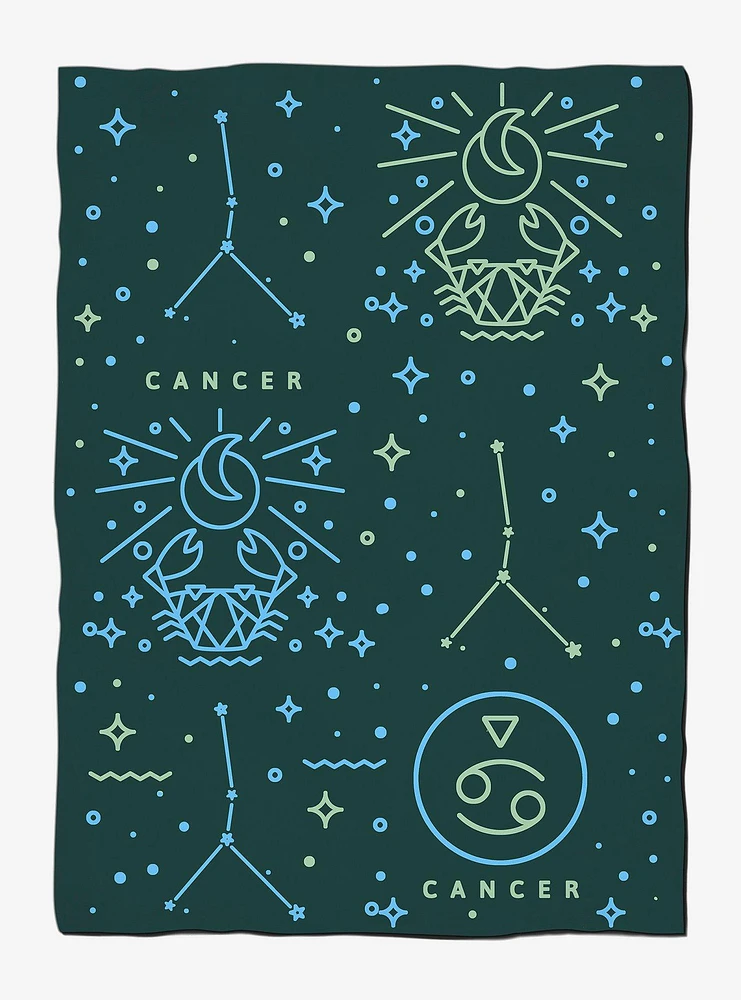 Cancer Astrology Weighted Blanket