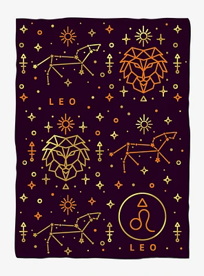 Leo Astrology Weighted Blanket