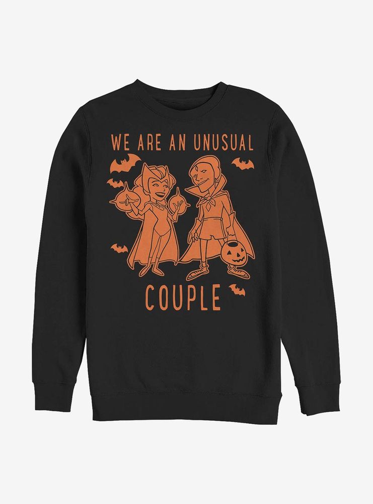 Marvel WandaVision Unusual Couple Halloween Sweatshirt