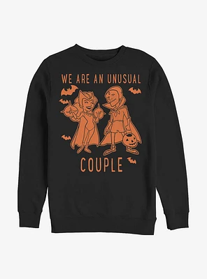 Marvel WandaVision Unusual Couple Halloween Sweatshirt