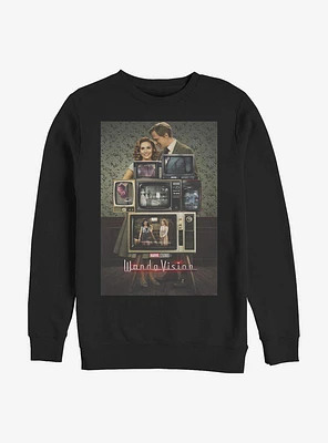 Marvel WandaVision Poster Through The Years Sweatshirt