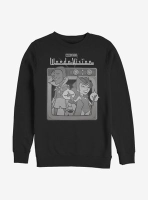 Marvel WandaVision Vintage TV Sweatshirt