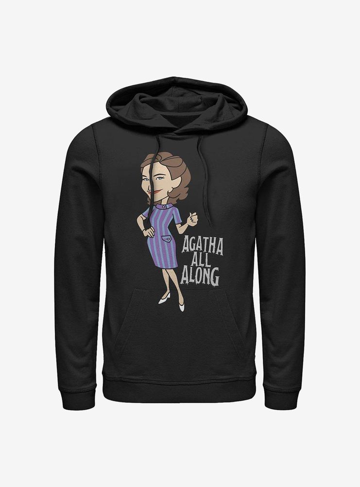 Marvel WandaVision Cartoon Agatha Hoodie