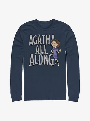 Marvel WandaVision Agatha All Along Long-Sleeve T-Shirt