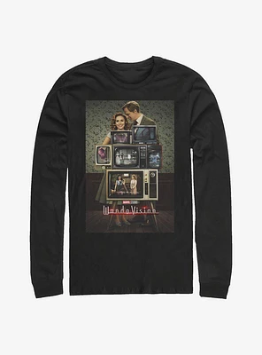 Marvel WandaVision Poster Through The Years Long-Sleeve T-Shirt