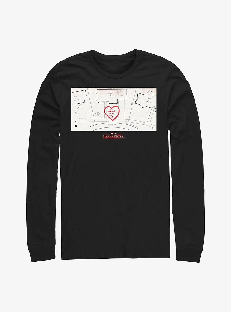 Marvel WandaVision To Grow Old Long-Sleeve T-Shirt