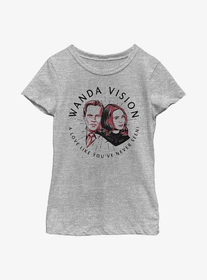 Marvel WandaVision Badge Youth Girls T-Shirt