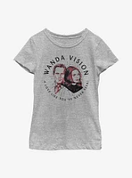 Marvel WandaVision Badge Youth Girls T-Shirt