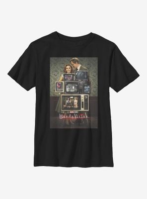 Marvel WandaVision Poster Through The Years Youth T-Shirt