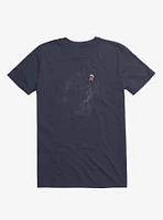 Love Space Navy Blue T-Shirt