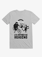I'd Rather Be Reading Black And White T-Shirt