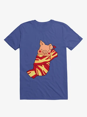 Comfie Pig Royal Blue T-Shirt