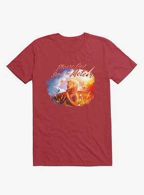Please God Send The Meteor Red T-Shirt