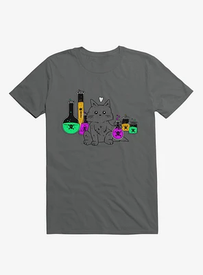 I Think My Cat Wants To Kill Me Charcoal Grey T-Shirt