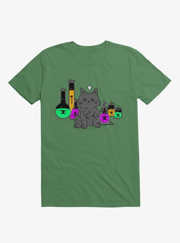 I Think My Cat Wants To Kill Me Kelly Green T-Shirt