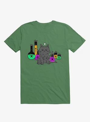 I Think My Cat Wants To Kill Me Kelly Green T-Shirt