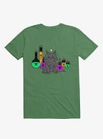 I Think My Cat Wants To Kill Me Kelly Green T-Shirt