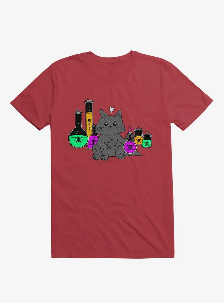 I Think My Cat Wants To Kill Me Red T-Shirt