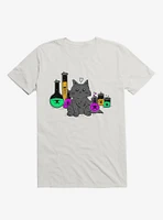 I Think My Cat Wants To Kill Me White T-Shirt