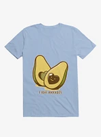 I Love Avocados Light Blue T-Shirt