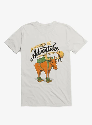 Amoosed By Adventure White T-Shirt