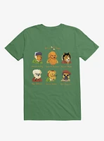 Artist Dogs Kelly Green T-Shirt