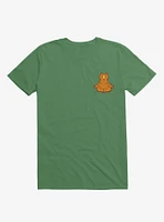 Bear Animals Meditation Zen Buddhism Kelly Green T-Shirt