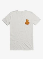 Bear Animals Meditation Zen Buddhism White T-Shirt