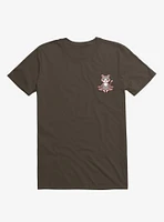 Cat Animals Meditation Zen Buddhism Brown T-Shirt