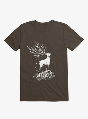 Life After Death Reborn Deer Brown T-Shirt