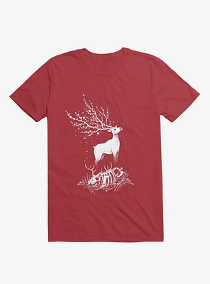 Life After Death Reborn Deer Red T-Shirt