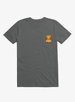 Lion Animals Meditation Zen Buddhism Charcoal Grey T-Shirt