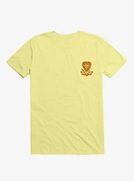 Lion Animals Meditation Zen Buddhism Corn Silk Yellow T-Shirt