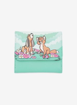 Loungefly Disney The Fox And The Hound Forest Fun Mini Wallet